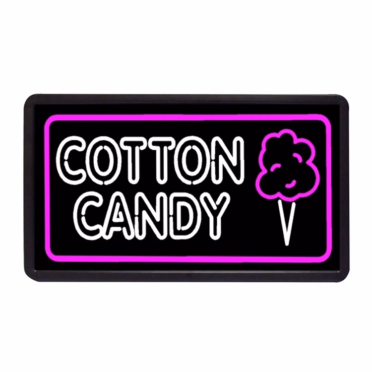 Cotton Candy 13" x 24" Simulated Neon Sign
