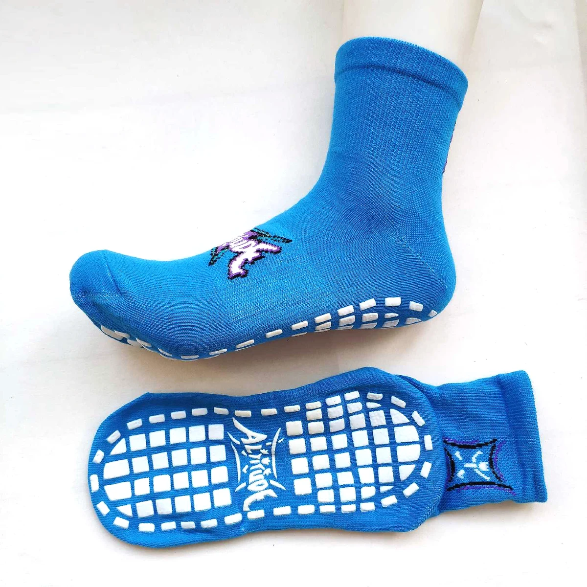 Anti Slip Grip Cotton Crew Socks 1