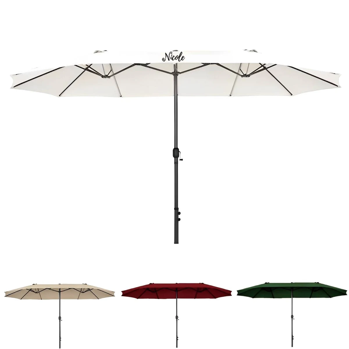 12-Rib Outdoor Patio Umbrella 1