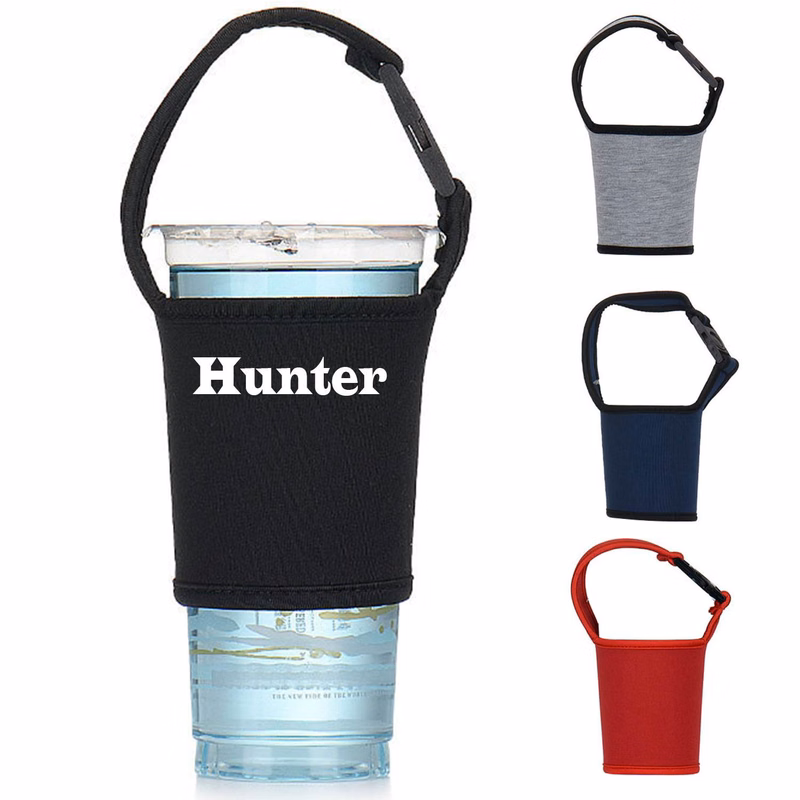 Portable drink cup holder cloth cover against scalding