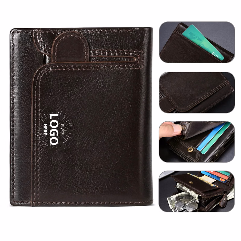 Men's Leather Shopping Wallet
