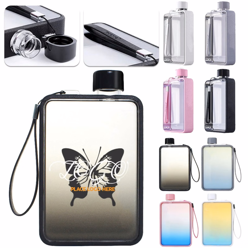 13oz Flat Water Bottle