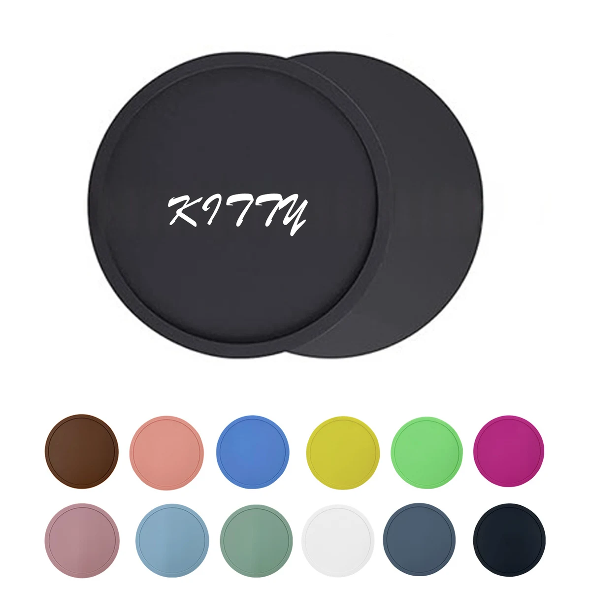 Circular Silicone Non-slip Heat-insulating Tea Coaster 1