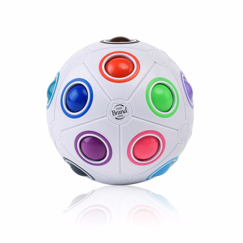 12 Holes Magic Rainbow Puzzle Ball