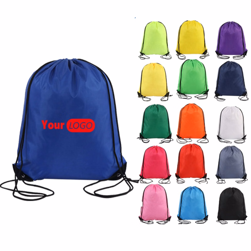 Waterproof 210D Drawstring Backpack Bag