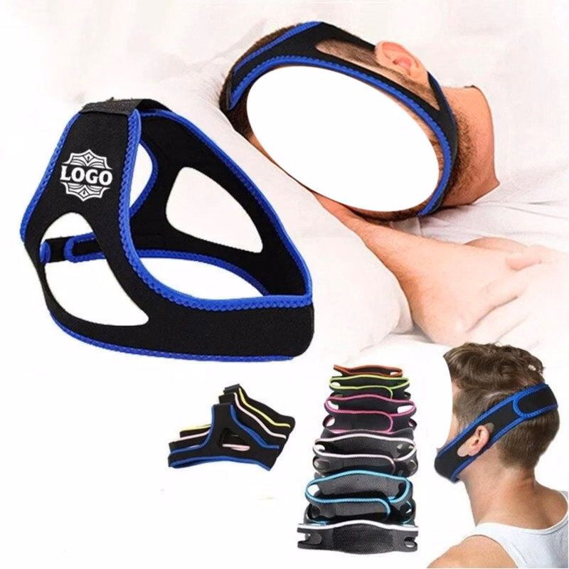 Adjustable Hook-And-Loop Anti-Snoring Chin Strap