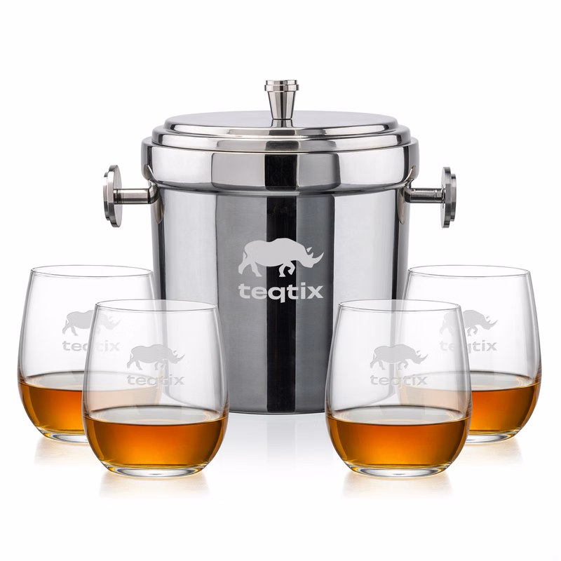 Milano Ice Bucket & Gibson On-the-Rocks Set