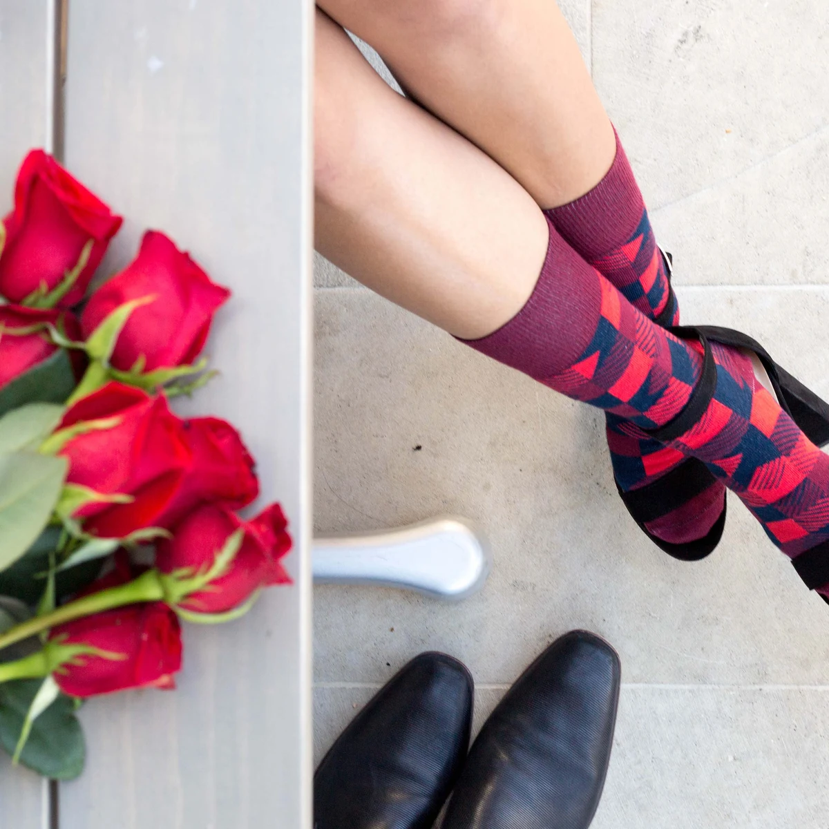 Dress Anniversary Socks - Stylish Gifts to Commemorate Your Love - American Made 1