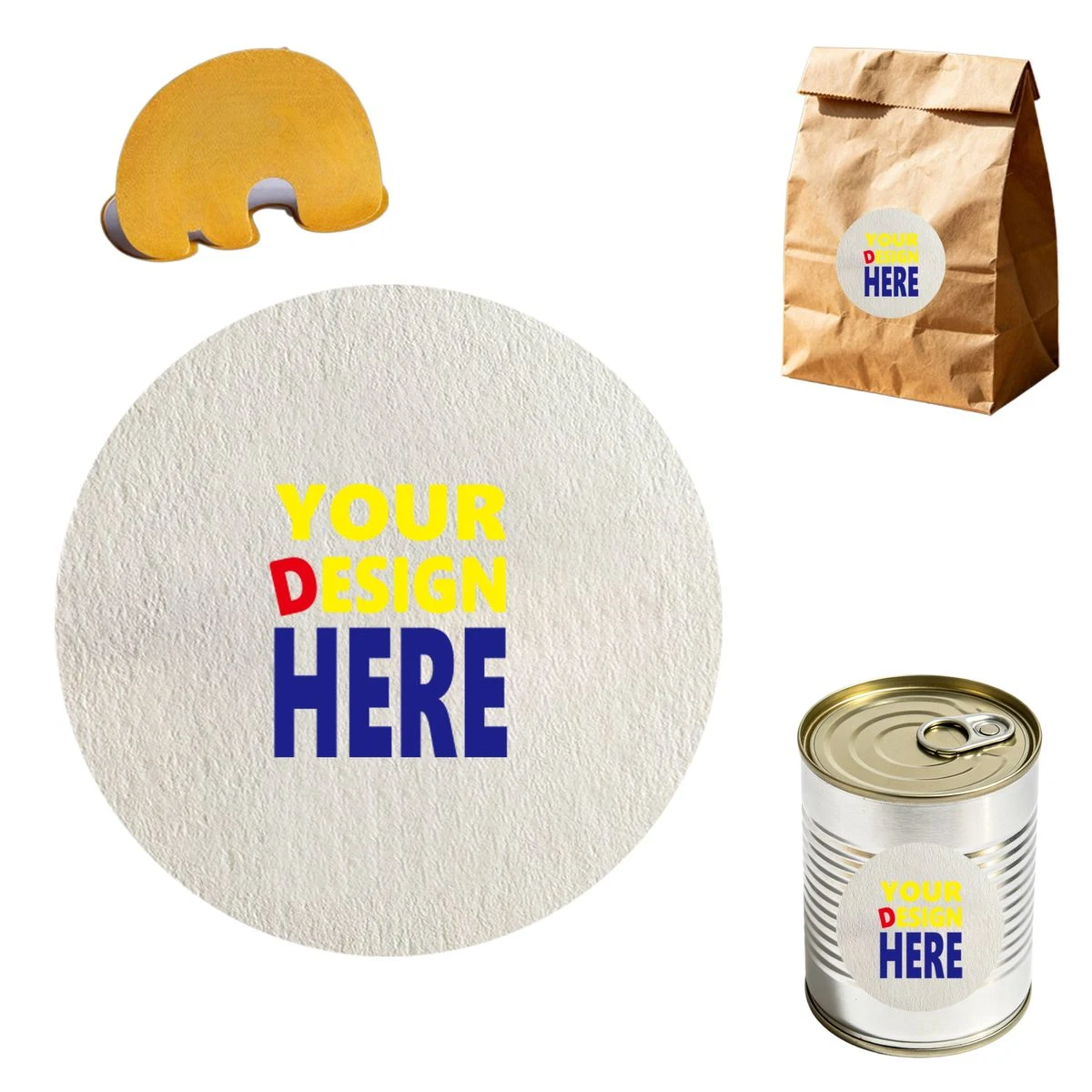 Eco-Friendly Textured Packaging Seal Tags 1