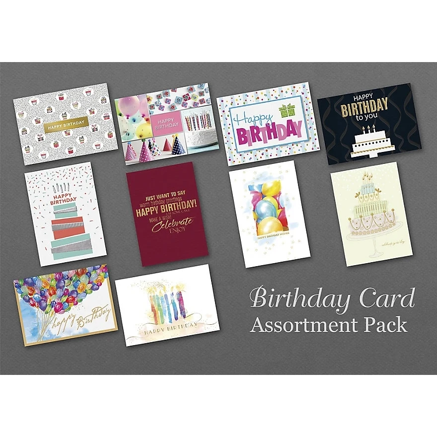 Premium Set of 50 Birthday Cards 1