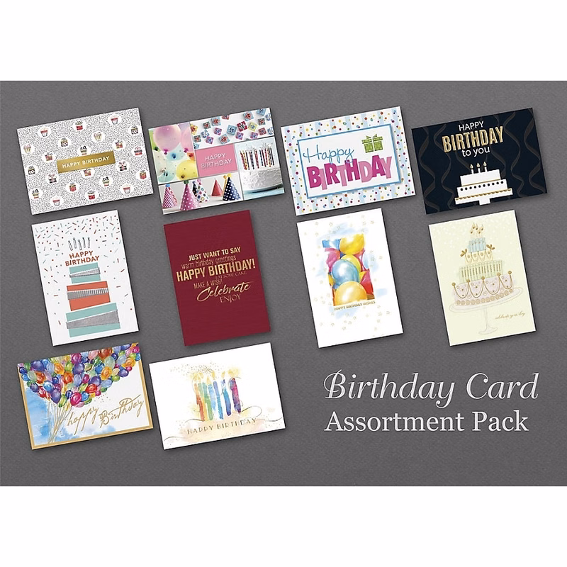 Premium Set of 50 Birthday Cards