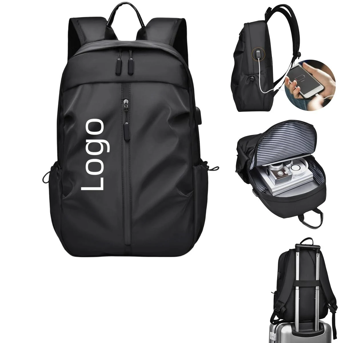 17" Computer Backpack w/ USB Port 1