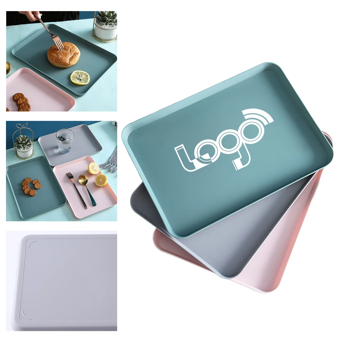 Nordic Minimalist Large Serving Tray 1