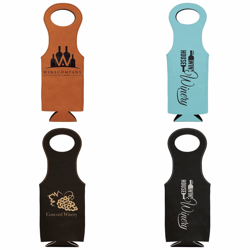 Leatherette Wine Bag