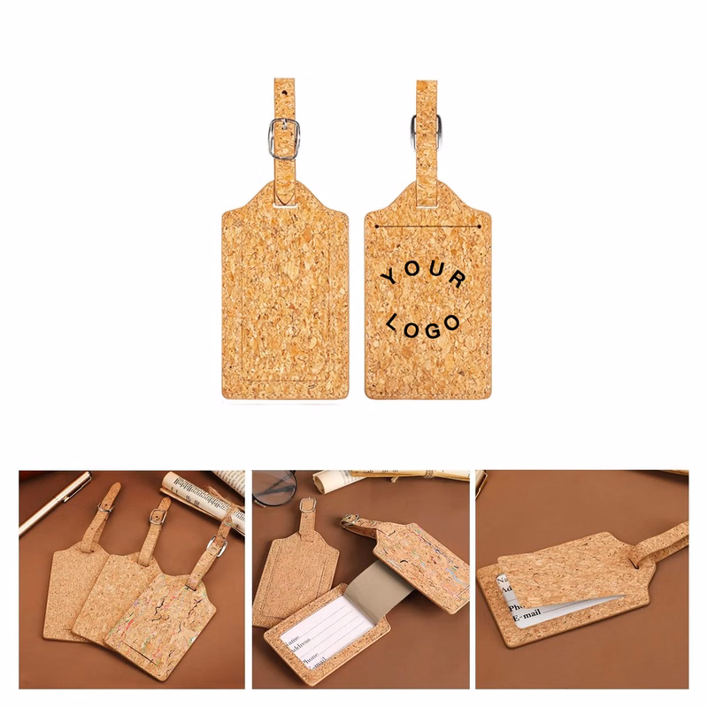 Eco Friendly Cork Travel Tag for Suitcases