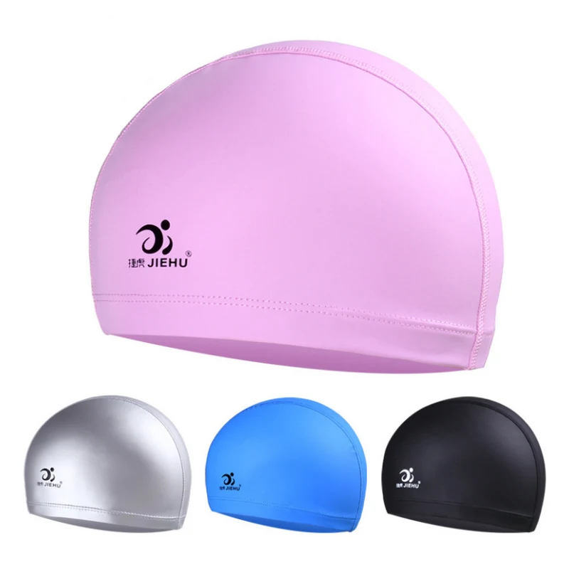 Custom Logo PU Swimming Caps 1