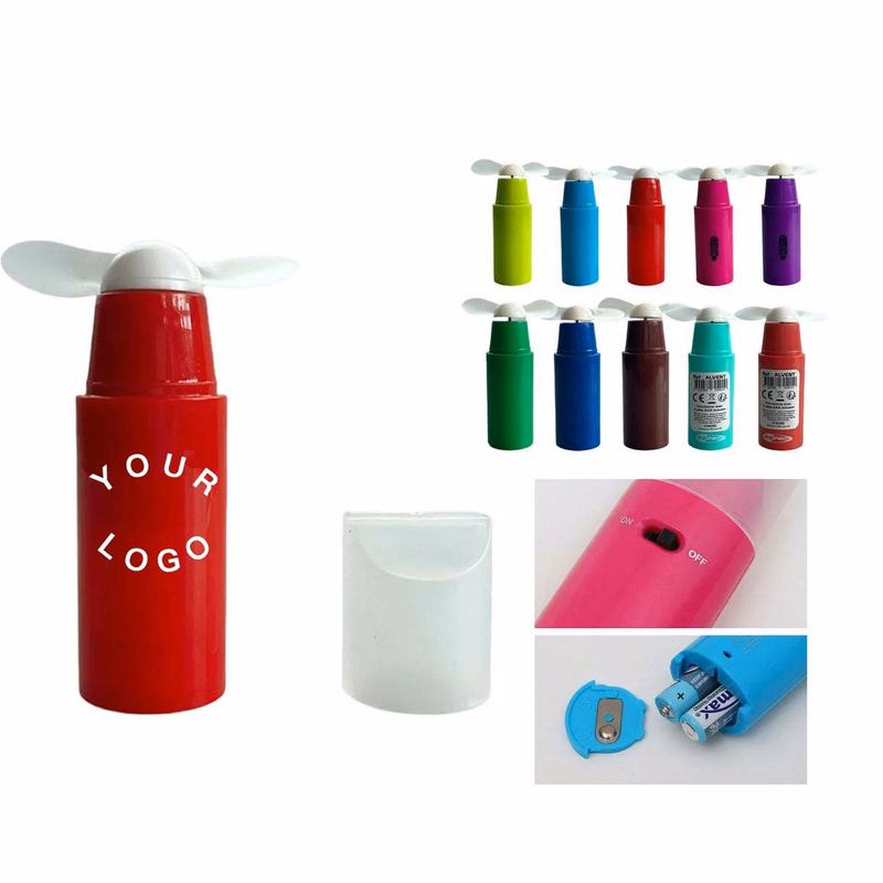 Mini Lipstick Shaped Portable Fan with Quiet Airflow