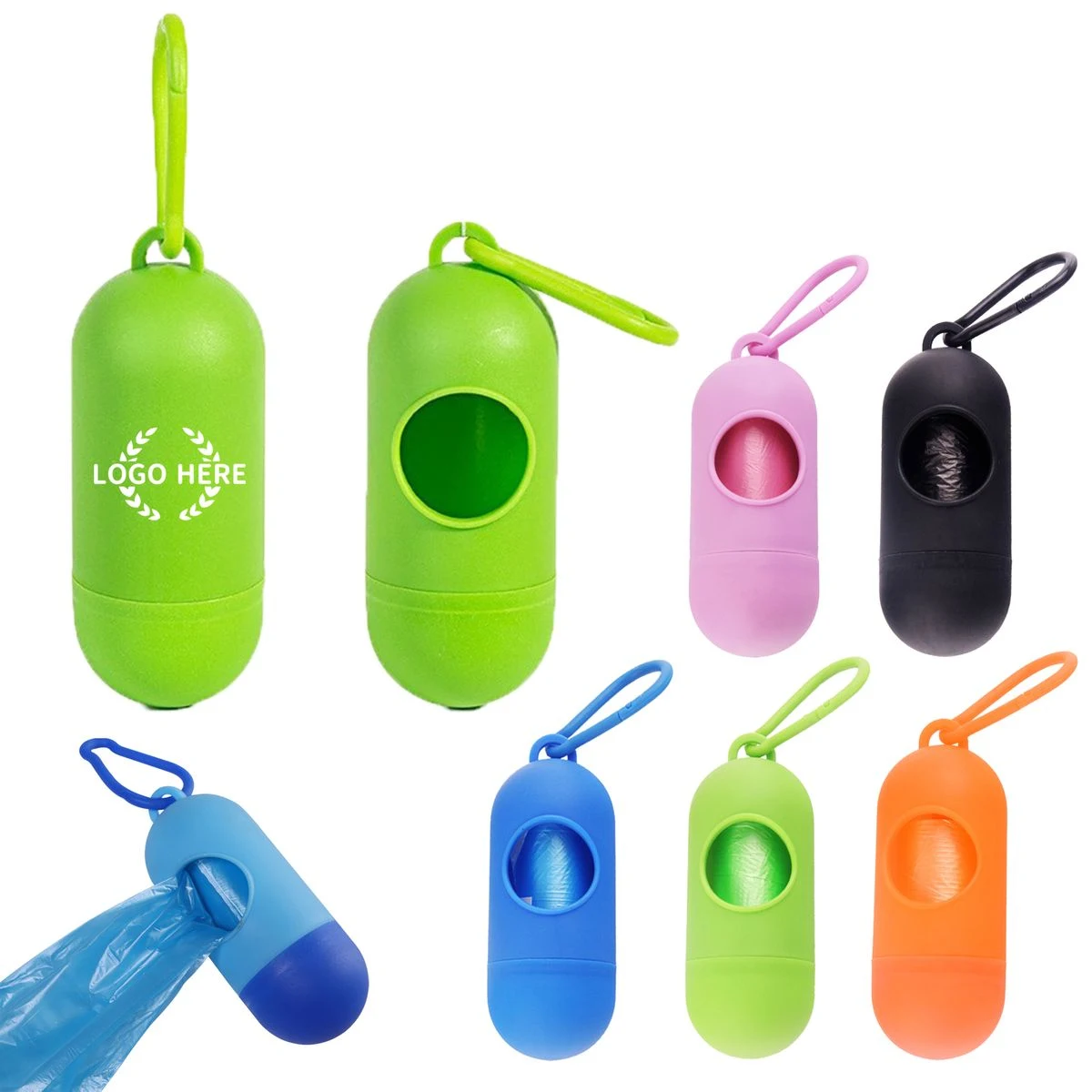 Portable Pet Poop Bag Dispenser With Clip 1