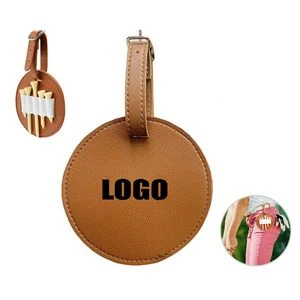 Premium Durable PU Leather Golf Tee Holder 1