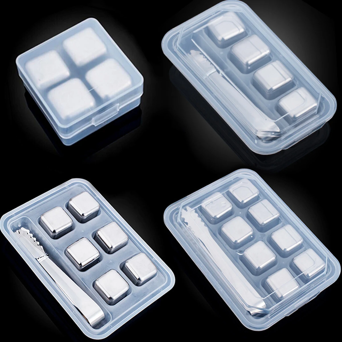 Stainless Steel Reusable Cubes 1