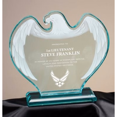 Frosted Eagle Acrylic Award (Jade)