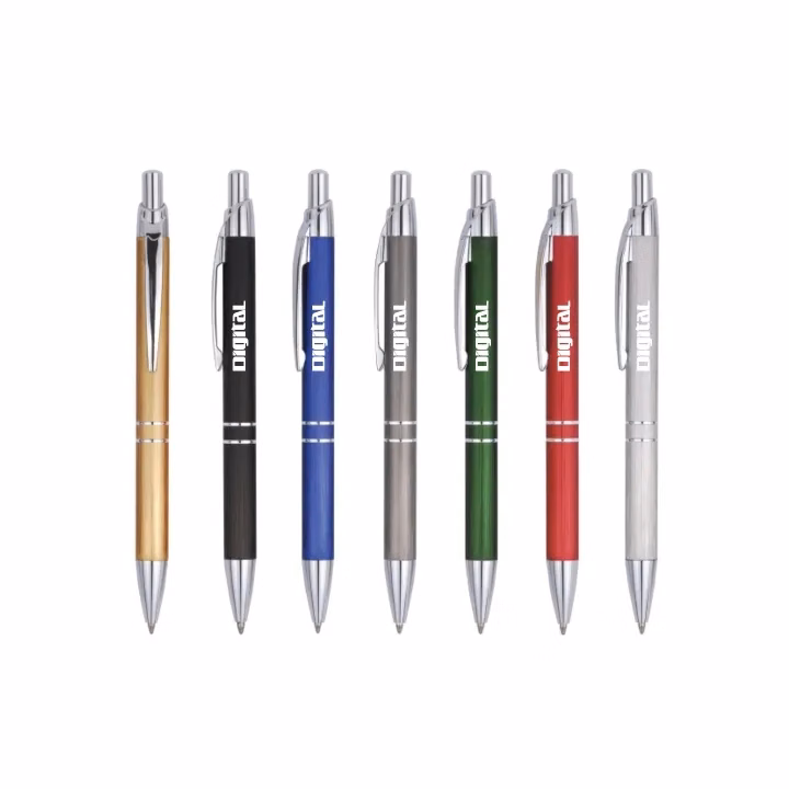 Aluminum Retractable Click Ballpoint Pen