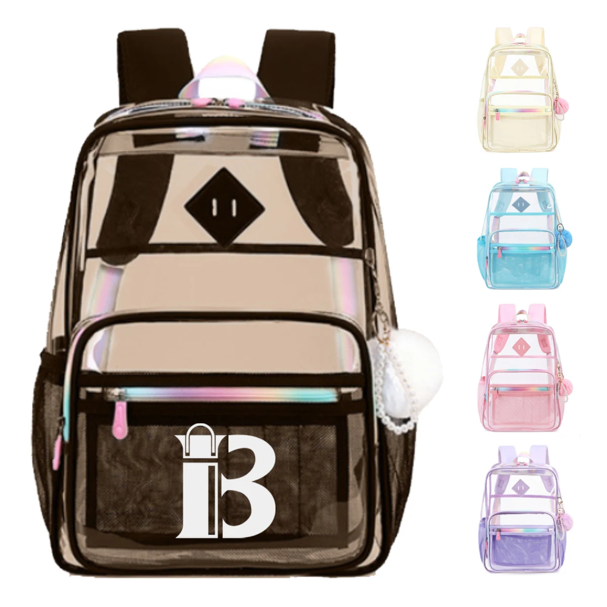 Heavy Duty Waterproof TPU Clear Backpack 1