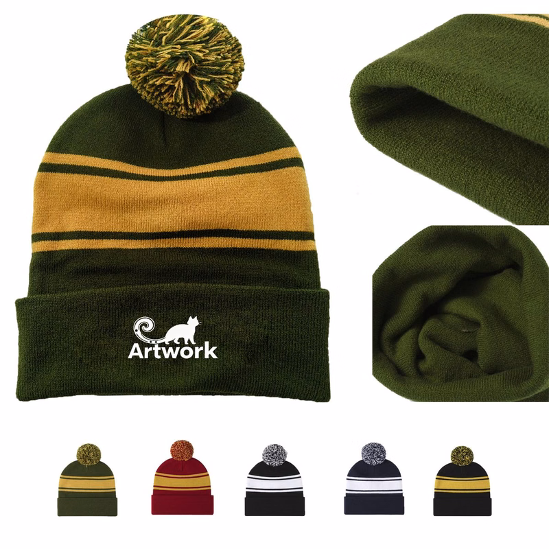 Striped Knitted Hat