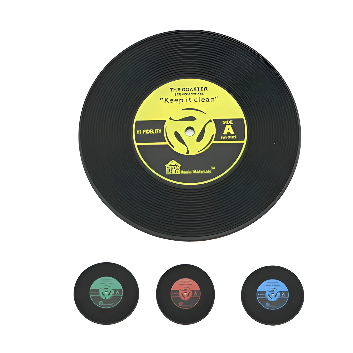 Solid-colored Round Coaster 1