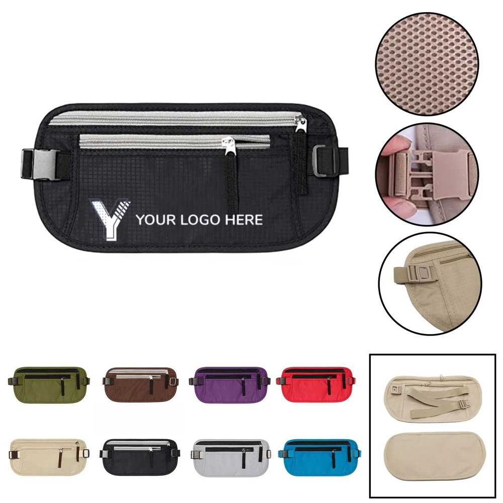 Adjustable Strap RFID Passport Money Holder Bag 1