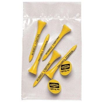 Pro Elite Poly Bag Pack w/ 5 Golf Tees & 2 Ball Markers 1