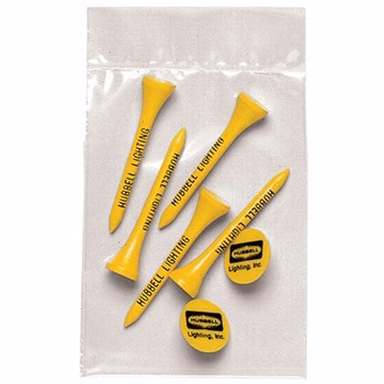 Pro Elite Poly Bag Pack w/ 5 Golf Tees & 2 Ball Markers