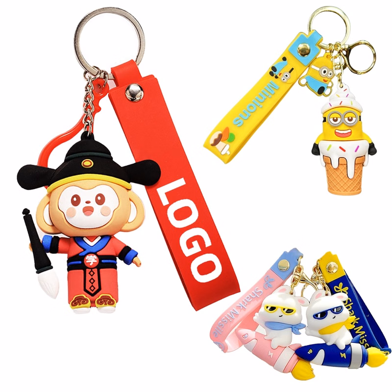 Customizable 3D PVC Keychain