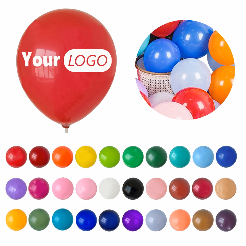 MOQ 50 for 12 inch latex balloon