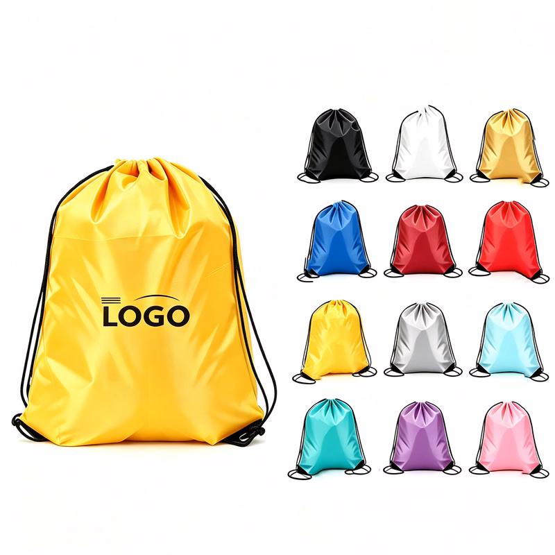 Multi-Purpose Drawstring Cinch Sack for Gym School Travel