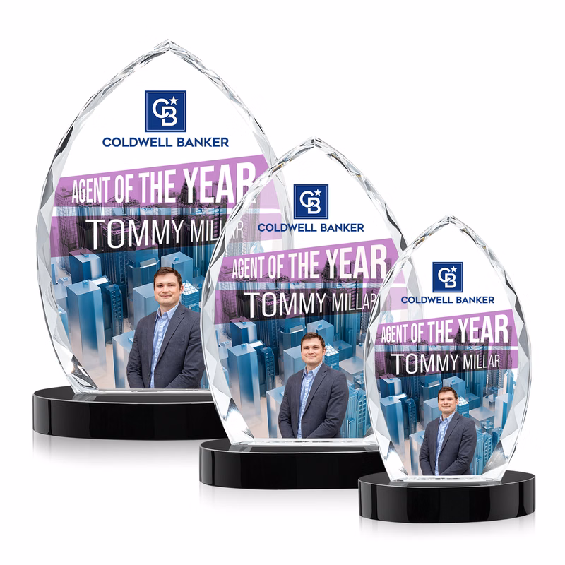 Wilton VividPrint™ Award on Alberton Base - Black