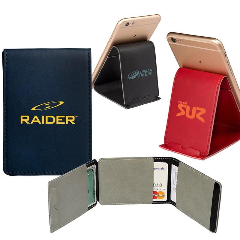 Folding Phone Holder/Stand with Pocket 1
