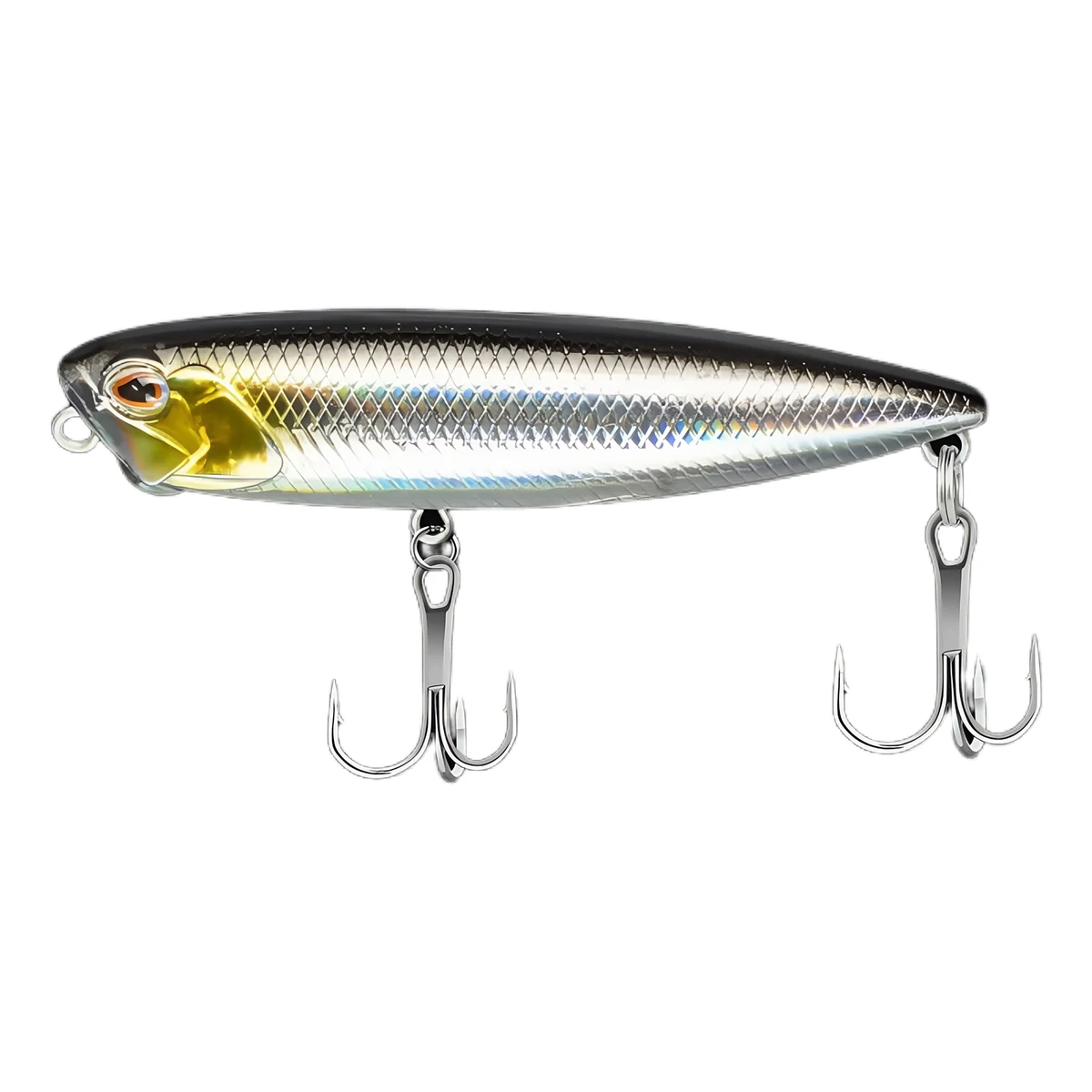 14.5g Topwater Zigzag Walking Bait Floating Pencil Lure with Rattles for Bass and Pike 1