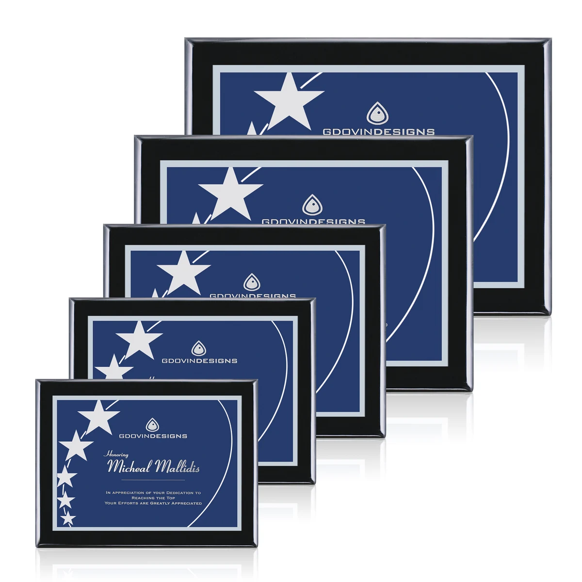 Oakleigh/Gemini - Black/Blue 1