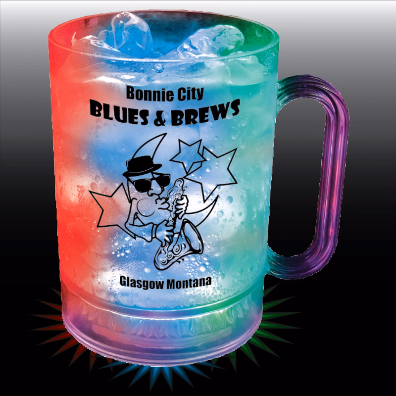 16oz 3-Light Plastic Mug with Handle