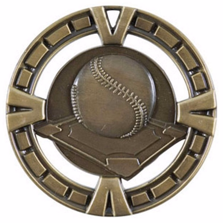 2-1/2" Baseball BG Medal