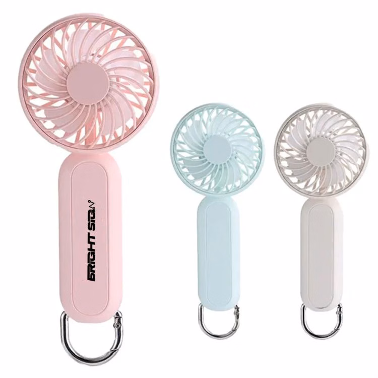 Mini Handheld Fan with 3-Speed Settings (USB Rechargeable)