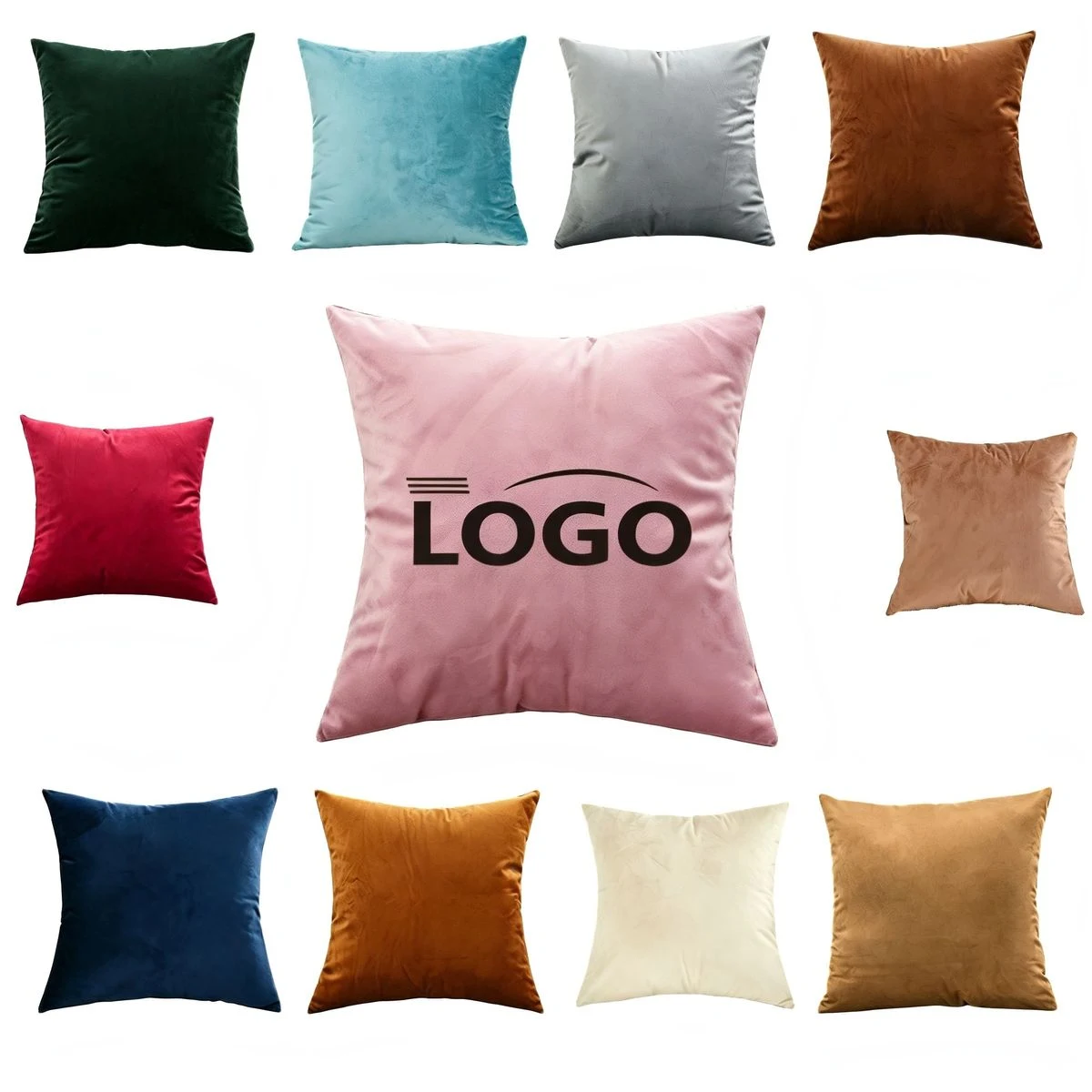 Removable-Washable Solid Color Cushion 1