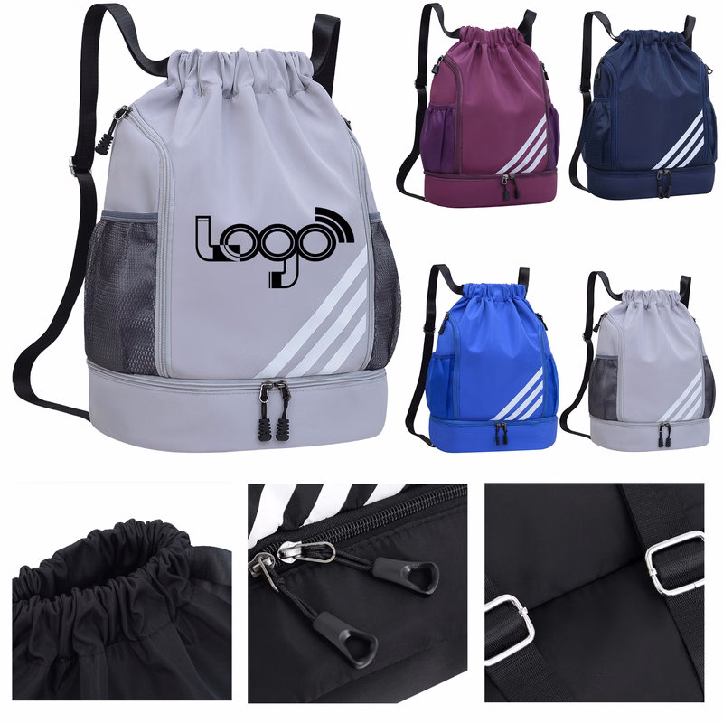 Water-Resistant Gym Drawstring Backpack