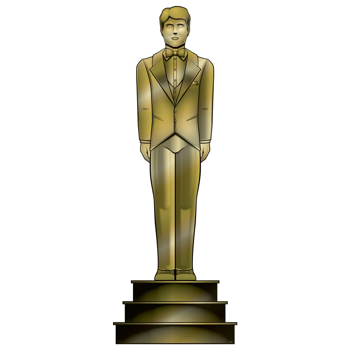 Red Carpet Male Statuette Stand-Up 1