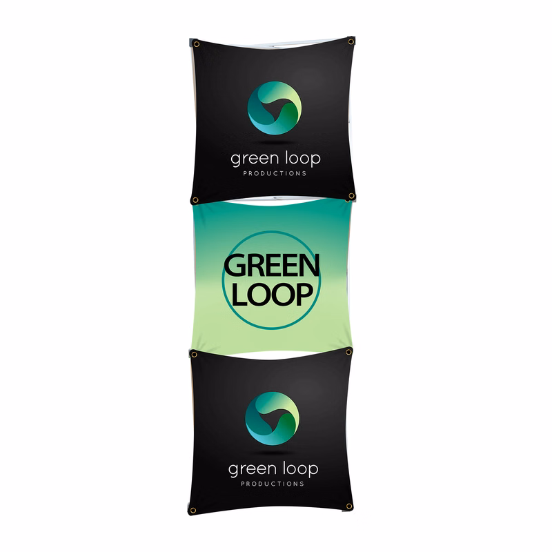 Floor Standing Grid Banner 28"x84"