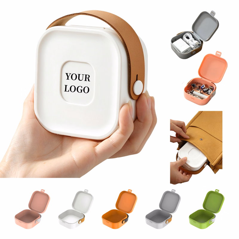 Multifunctional Square Case with Snap Button