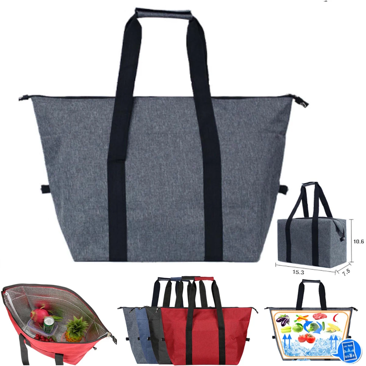 Reusable Insulated Shopping Cooler Bag 1