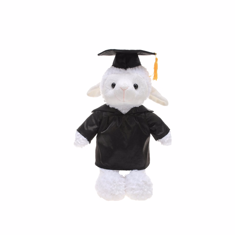 Soft Plush Sheep in Graduation Cap & Gown Stuffed Animal