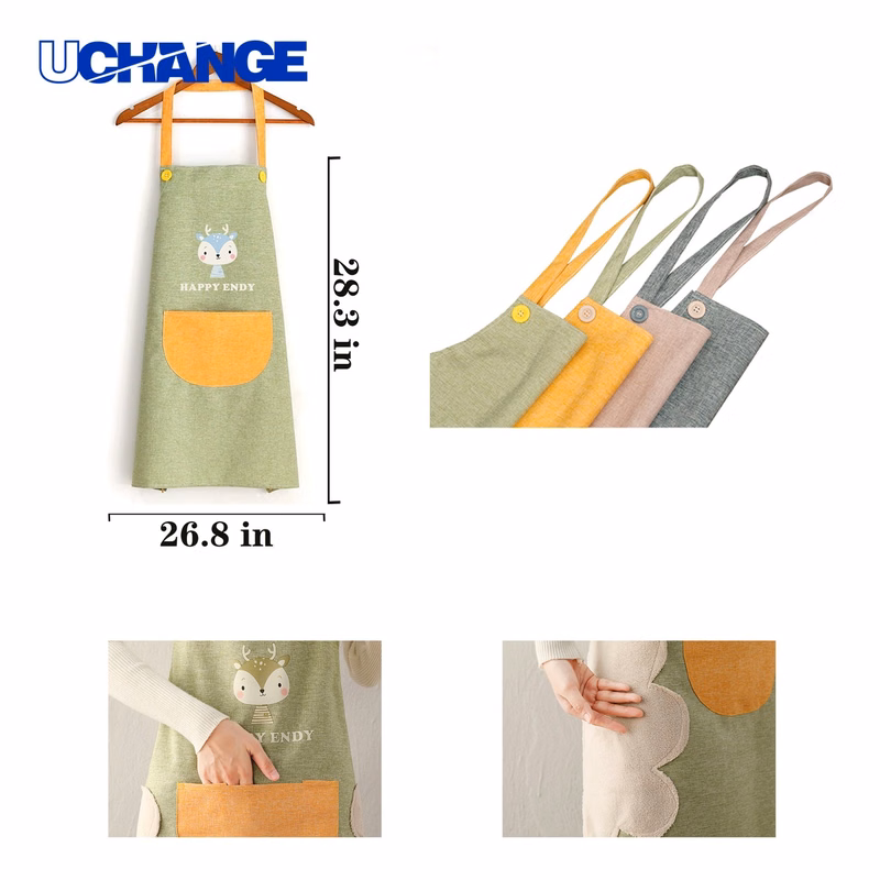 Simple Cotton Kitchen Apron